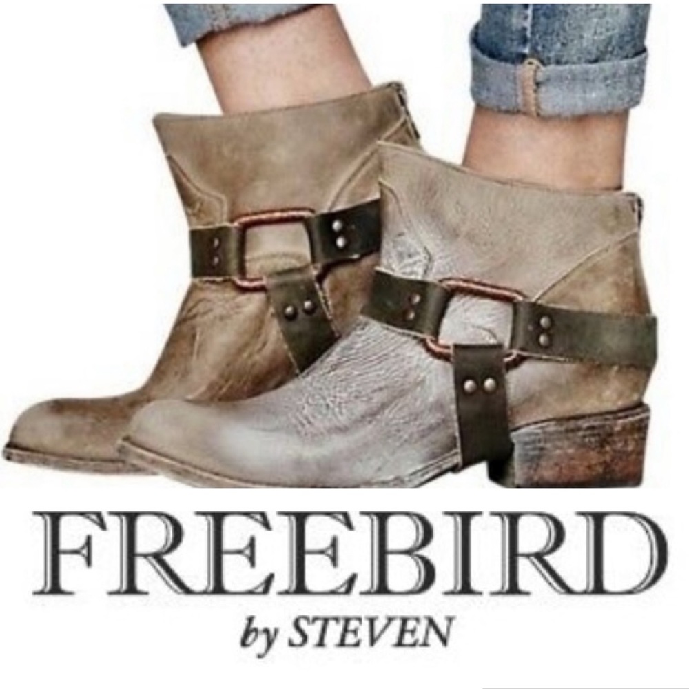 SOLD Freebird by Steven Phlow Phoenix Low Boots - Picture 1 of 16